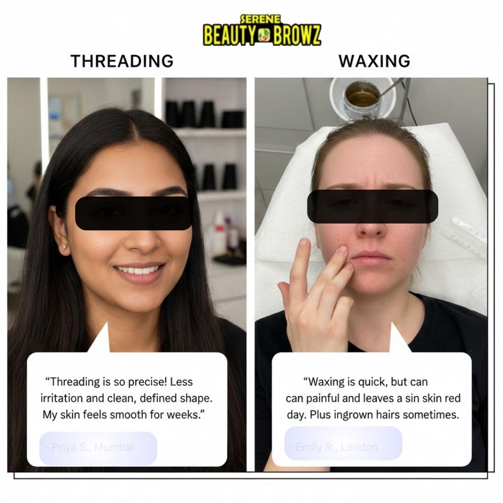 Why Michigan Clients Prefer Eyebrow Threading Over Waxing for Perfect Brows